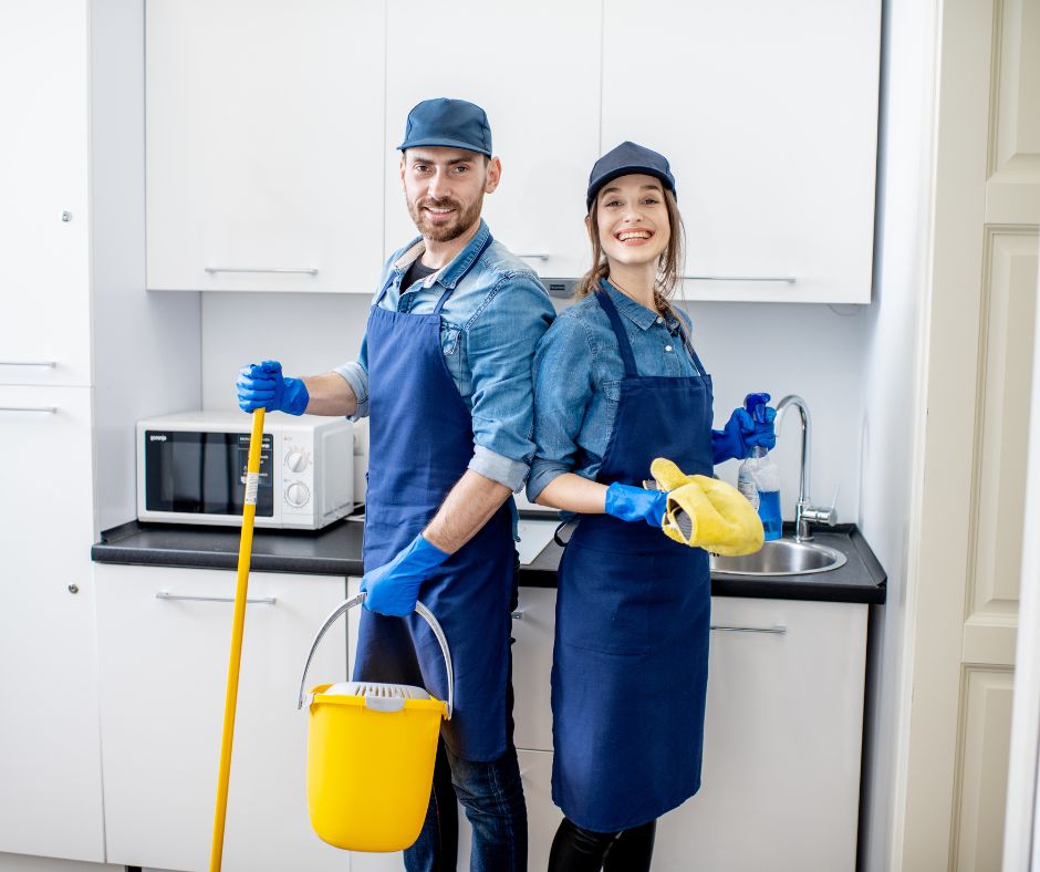 DIY Appliance Cleaners for household appliances- 2 cleaners ready to get started in their home.