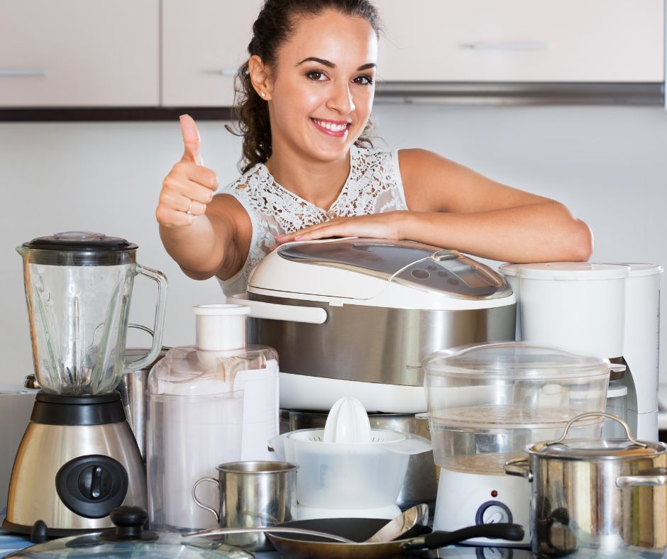 Appliance Certification Labels girl with thumbs up