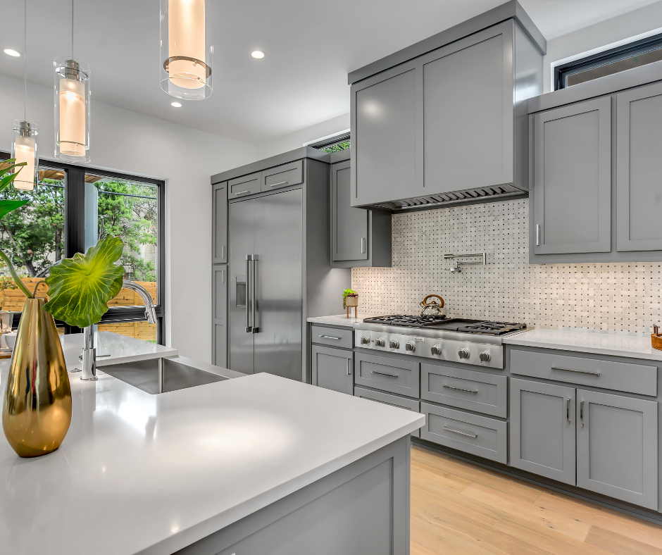 A clean kitchen ready for Easter