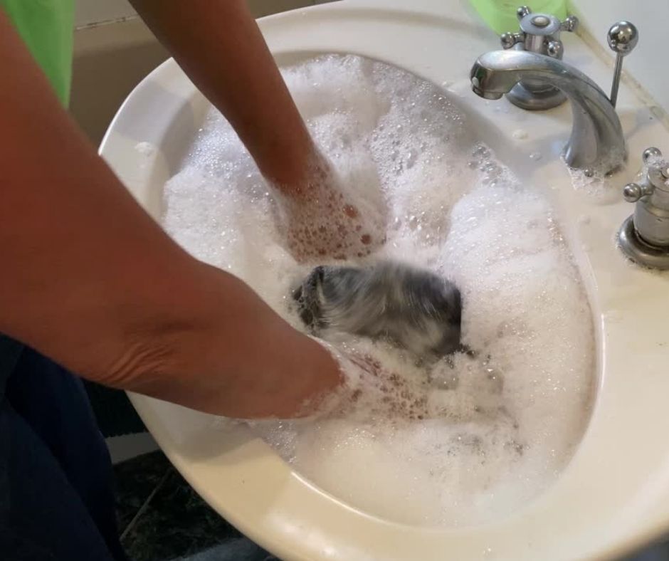Washing Delicates in the Sink