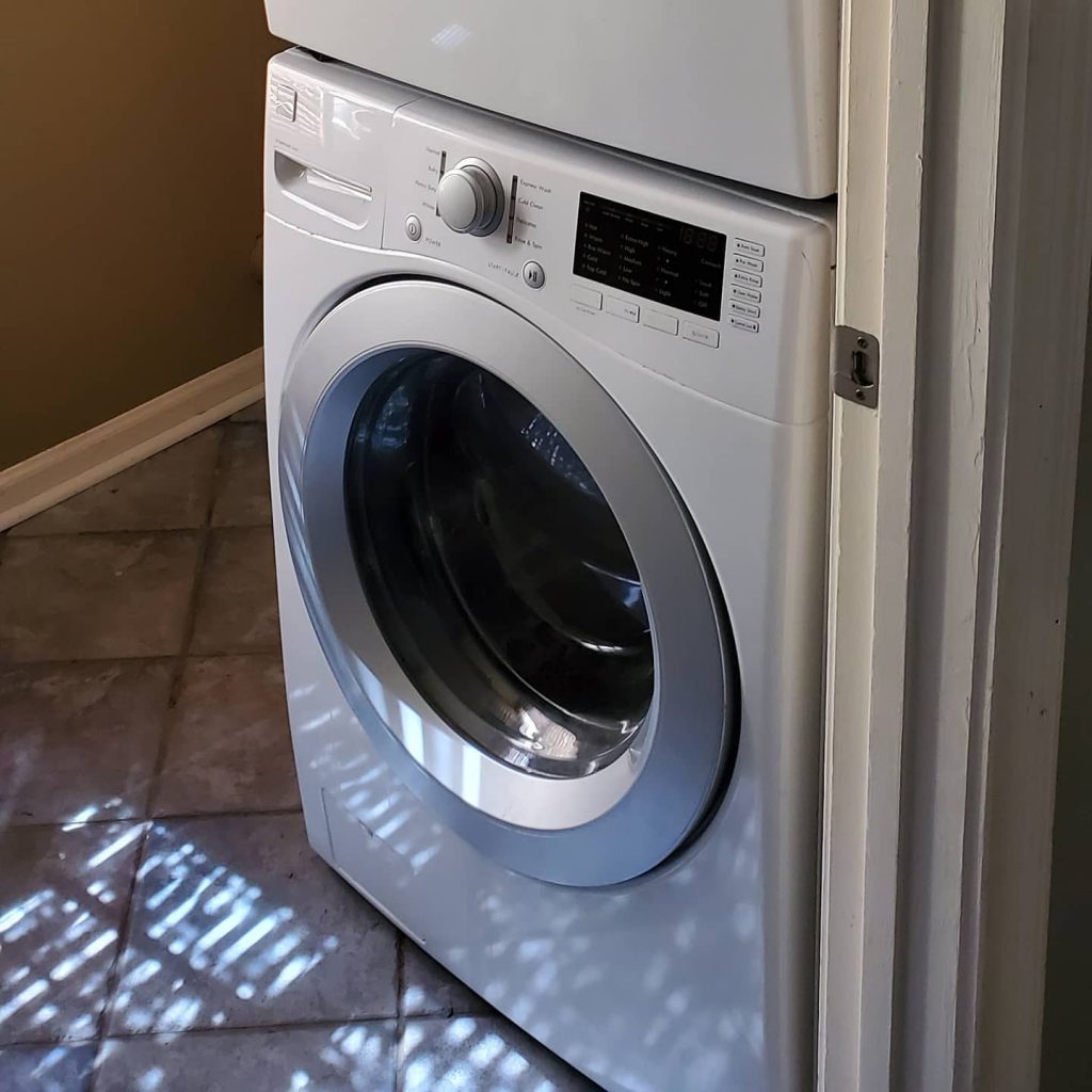 washing machine for appliance odors