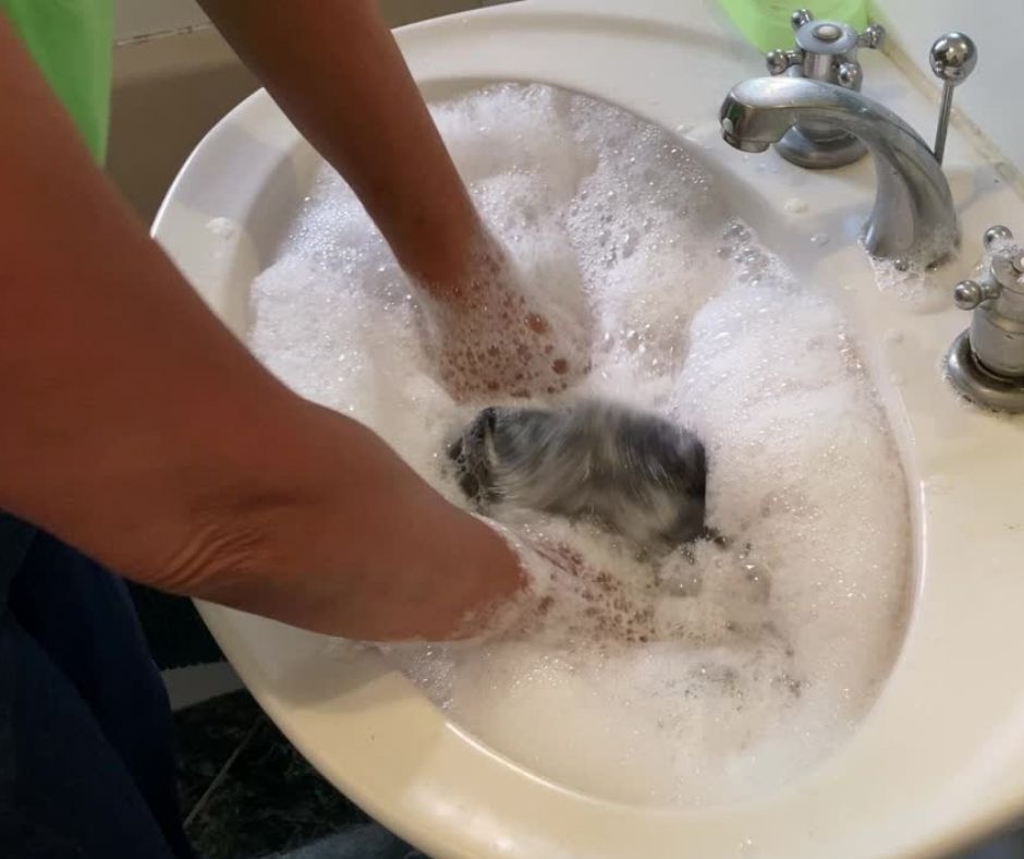 Washing Delicates in the sink
