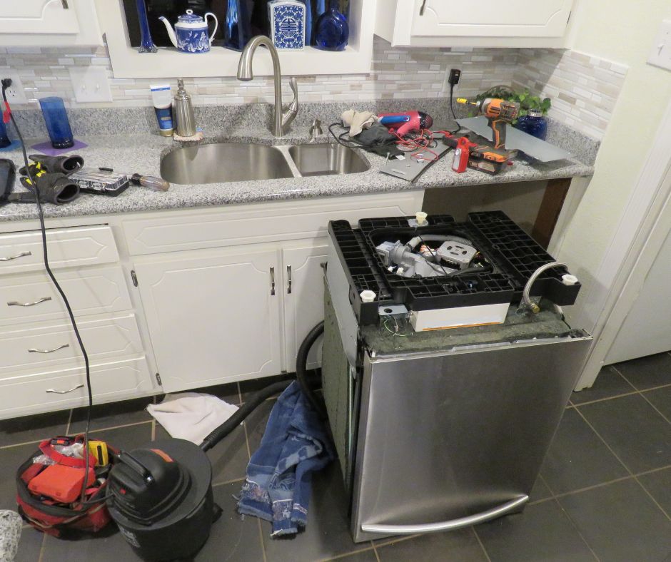 Dishwasher needing appliance repair